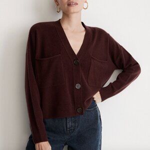 Madewell Cashmere Cardigan Sweater